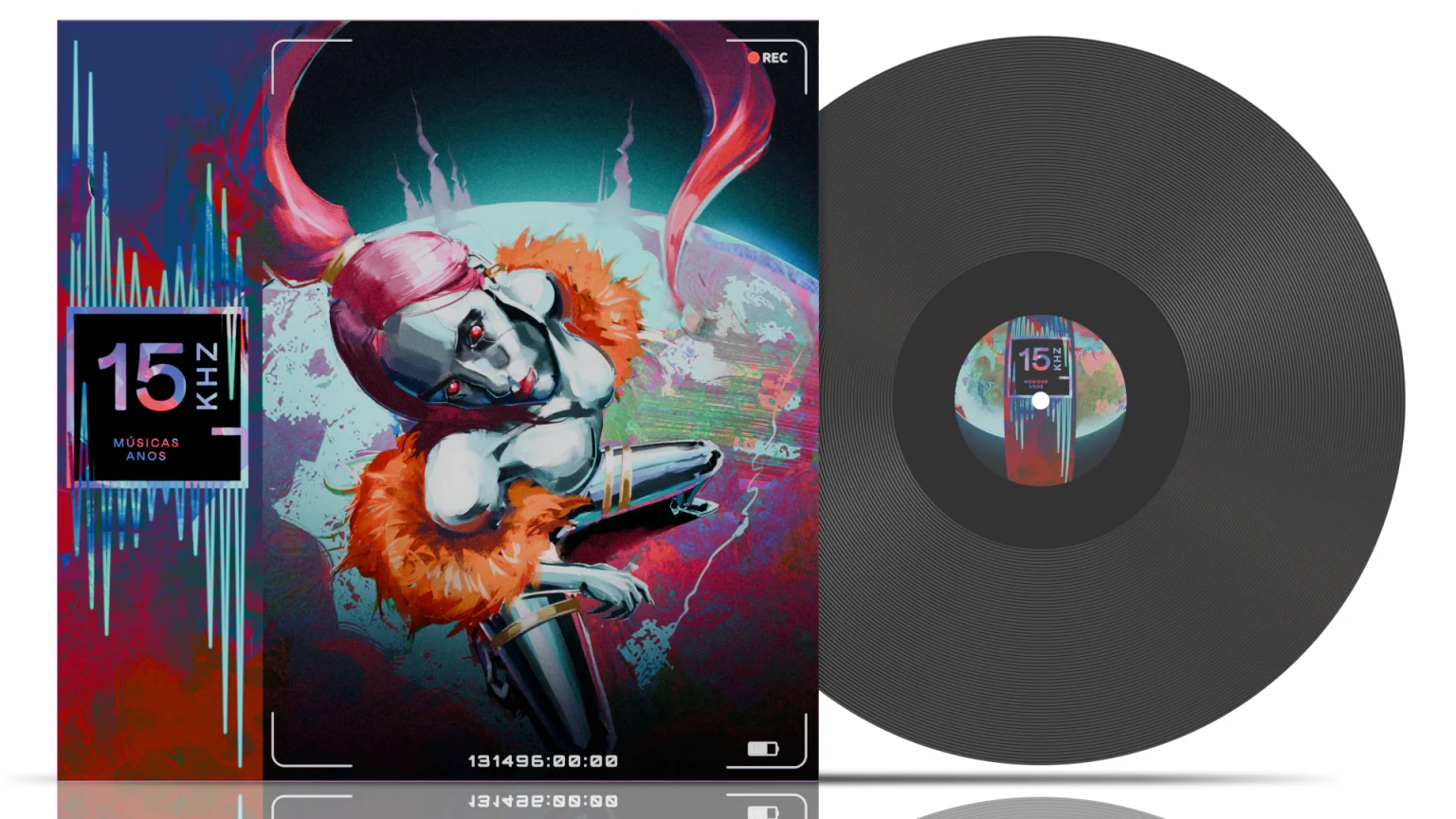 Disco de vinil 15 anos 15 músicas